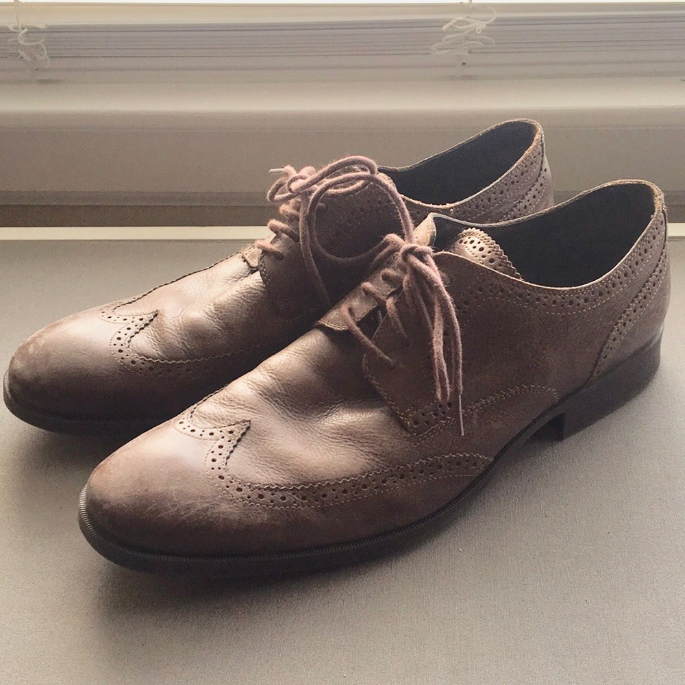 Cole Haan Brown Wingtips - Size 12 - Near Perfect
